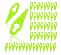 OFFCUP Lame in Plastica, 110 Pezzi Lame di Ricambio in Plastica, Lame per Tagliaerba Plastica, Lame per Decespugliatori di Plastica per Einhell GC-CT 18/24 Li,ECC (Verde Chiaro)