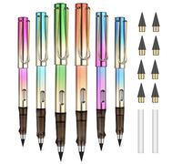 OFFCUP Matite Eterna, 6Pcs Penna Senza Inchiostro Matita, Matita Infinity per fumetto, Studenti per Scrivere Strumento Pittura Artistica