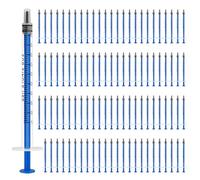 OFFCUP Siringa di Plastica, 100Pcs 1ml Siringhe senza Ago, Siringhe in plastica riutilizzabili, Siringa Dosatrice per Alimentazione Piccoli Animali Domestici, Pittura Artistica, Colla Applicatore
