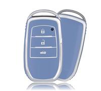 OFFCURVE Cover Chiave Auto Guscio Chiave, Custodia Chiavi Copri Chiave Telecomando Adatto per Toyota RAV4 Land Cruiser 200 Yaris 4 GR Aygo X 86 Cross Auris Vios Prius Camry Corolla Prado Hilux Harrier