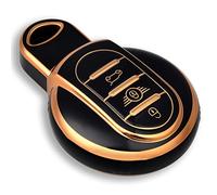OFFCURVE Custodia Chiavi Auto Guscio Chiave, Cover Chiave Copri Chiavi Telecomando 3/4 Tasti Adatto per BMW Mini Cooper S D SD One F54 F55 F56 F57 F60 R55 R56 R57 R58 R59 R60 Cabrio Clubman Countryman