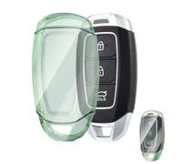 OFFCURVE Custodia Chiavi Trasparente Cover Chiave, Guscio Chiave Copri Chiavi Auto Telecomando per Hyundai i10 i30 ix25 ix35 IG Santa Fe Kona Elantra Grandeur Solaris Azera Tucson Palisade