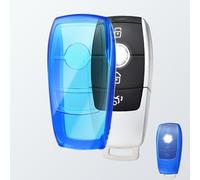 OFFCURVE Custodia Chiavi Trasparente Cover Chiave, Guscio Chiave Copri Chiavi Auto Telecomando per Mercedes Benz Class A B C E G S CLA CLE CLS GLA GLC GLE GLK