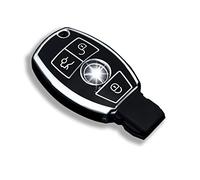 OFFCURVE Porta Chiavi Guscio Chiave Smart, Copri Chiave Cover Chiave TPU Custodia Protettiva Chiave Auto 2/3 Tasti per Mercedes Benz Class A B C E ML CL CLA CLE CLK GLA GLC GLE GLK AMG A203 W211 W245