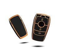 OFFCURVE Porta Chiavi Guscio Chiave Smart, Copri Chiave Cover Chiave TPU Custodia Protettiva Chiave Auto 3 Tasti per Mercedes Benz Class A B C E G S CLA CLE CLS GLA GLC GLE GLK Up