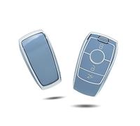 OFFCURVE Porta Chiavi Guscio Chiave Smart, Copri Chiave Cover Chiave TPU Custodia Protettiva Chiave Auto 3 Tasti per Mercedes Benz Class A B C E G S CLA CLE CLS GLA GLC GLE GLK Up