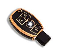 OFFCURVE Porta Chiavi Guscio Chiave Smart, Copri Chiave Cover Chiave TPU Custodia Protettiva Chiave Auto 2/3 Tasti per Mercedes Benz Class A B C E ML CL CLA CLE CLK GLA GLC GLE GLK AMG A203 W211 W245