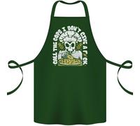 Offensiva Pizza Mangiare Teschio Capocuoco Cotone Grembiule 100% Biologico