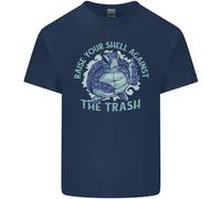 Offensiva Tartaruga Ambiente Climate Change Uomo Cotone T-Shirt