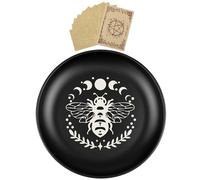 Offering Bowl, Ritual Plate, Moon Phase Vintage Holder, Sacred Symbol Dish, Spiritual Ceremony Tray for Praying, Manifestazione, Meditazione, Worship, Tradizione, Altar, Energy, Blessing, Intention
