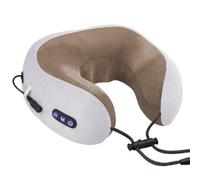 offershop Cuscino Massaggio Collo Cervicale Portatile Senza Fili Supporto Massaggiante Massaggiatore Forma U Allevia Dolore Casa Auto Ufficio (Grigio)