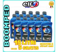 OFFERTA 15 litri OLIO MISCELA ELF SCOOTER MAX 2 TEMPI 100% SINTETICO 15ET03
