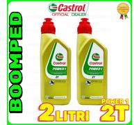 OFFERTA 2 LITRI OLIO CASTROL POWER 1 RACING ULTIMATE 2T MOTO SCOOTER 02CS03