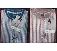 OFFERTA. 2 Pigiami Moda donna VANUÈ caldo cotone manica lunga Pigiama INTERLOCK