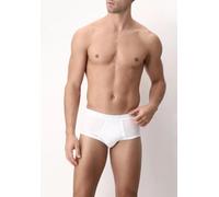 OFFERTA 3 PEZZI CAGI 1223 Slip Medi Uomo 100% Filo di Scozia BIANCO