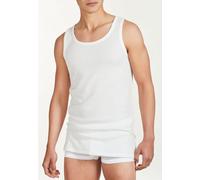 OFFERTA 3 PEZZI RAGNO 065452 Canottiera Spalla Larga Uomo Lana e Cotone BIANCO