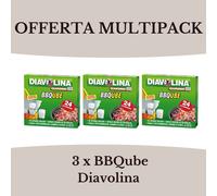 OFFERTA 3 pz ACCENDIFUOCO BBQUBE IN SPUMA SOLIDA 24 CUBI, NO ODORE DI PETROLIO