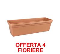 OFFERTA 4 FIORIERA GREEN BASICS TROUGH 50CM MILD TERRA ELHO