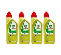 OFFERTA 4 LITRI CASTROL POWER 1 OLIO MISCELA 2 TEMPI MOTO SCOOTER MOTORE 04CS02