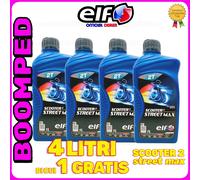 OFFERTA 4 litri OLIO MISCELA ELF SCOOTER MAX 2 TEMPI 100% SINTETICO 04ET03