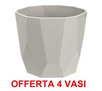 OFFERTA 4 VASO B.FOR ROCK 14CM WARM GREY ELHO