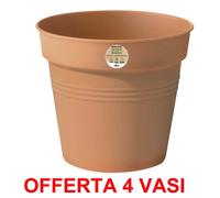 OFFERTA 4 VASO GREEN BASICS GROWPOT 30CM MILD TERRA ELHO