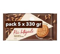 Offerta 5 Confezioni da 330 gr Biscotti Più Integrali 11% di fibre