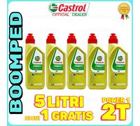 OFFERTA 5 LITRI OLIO CASTROL POWER 1 RACING ULTIMATE 2T MOTO SCOOTER 05CS03