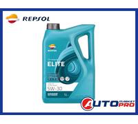 OFFERTA 5 LITRI OLIO MOTORE REPSOL 5W30 ELITE LONGLIFE TAGLIANDO DIESEL BENZINA