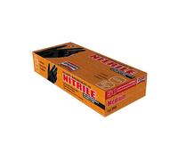 OFFERTA 5 PACCHI GUANTI AREXONS NITRILE NERO/ARANCIO SPESSORATI 50PZ TG M/L/XL