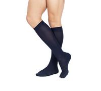 OFFERTA 6 PAIA calze lunghe uomo Pompea Microfibra BLU 064