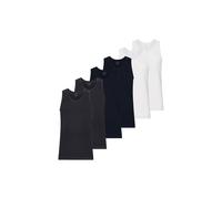 OFFERTA 6 PEZZI RAGNO 601412 Canottiera Spalla Larga Uomo Cotone COLORI VARI