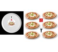 OFFERTA 6 PZ PIATTO PIZZA PIANO DM 33,5 GRAN GUSTO SOTTOPIATTO BORMIOLI 07 2025