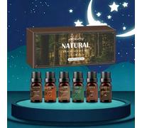 Offerta a tempo limitato, Set di 6 oli essenziali di Acacia a prezzo scontato - Oli profumati naturali per diffusori, candele e umidificatori - Set regalo per profumare in modo rilassante l'ambiente d