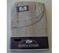 OFFERTA ACCAPPATOIO UNISEX NIDO D'APE CON CAPPUCCIO GRIGIO TAGLIA XXL