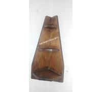 OFFERTA ANGOLIERE ANGOLIERA IN LEGNO CON 3 MENSOLE NOCE H.45 ARREDAMENTO 3 2025