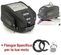 OFFERTA BORSA SERBATOIO GIVI UT809 + FLANGIA BF28 KAWASAKI 650 Z650 2015-2017