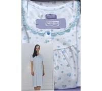 OFFERTA Camicia da notte manica corta con carré Linclalor 100% Cotone Ospedale