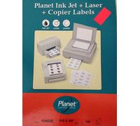 OFFERTA CARTA ADESIVA ROSSO FLUO PER STAMPANTI INK JET LASER E FOTOCOPIATRICI