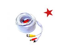 OFFERTA CAVO TELECAMERA PROLUNGA BNC VIDEO AUDIO RCA ALIMENTAZIONE DA 10 A 50 M