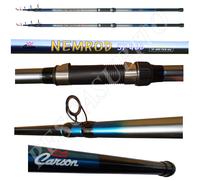 OFFERTA COPPIA CANNE POTENTI DA SURFCASTING PESCA MARE SPIAGGIA SURF CASTING