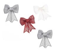 OFFERTA DECORAZIONE APPENDIBILE 3 FIOCCHI 2X11.5X13CM ADDOBBI NATALE ALBERO