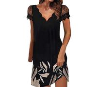 Offerta del Giorno Abito Cerimonia Donna Lungo Curvy Abito Eleganti Donna Abito Camisier Donna Vestiti Donna Estivi XS Vestito Elegante per Matrimonio Donna Todays Daily Deals Colla