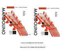 OFFERTA di 2 MUTE SET CORDE PER MANDOLINO GALLI STRINGS G1420 BRONZE WOUND LIGHT