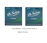 OFFERTA DI 2 SET DE SALVO STRBASS40 CORDIERA PER BASSO 4 CORDE 40 95 STEEL