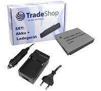 OFFERTA im Set: fotocamera ad alte prestazioni LiIon batteria + Batteria Caricabatteria da auto con adattatore per auto sostituisce NB 4L NB 4LH NB4L NB4LH per Canon Digital Ixus