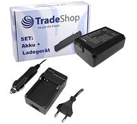 OFFERTA im Set: fotocamera ad alte prestazioni LiIon batteria + Batteria Caricabatteria da auto con adattatore per auto sostituisce Sony NPFW50 per Sony NEX - 3 NEX - 5 NEX della 5d NEX5DB NEX5H
