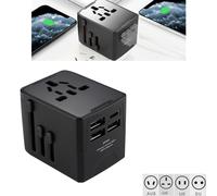 Offerta imperdibile! Adattatore da viaggio universale per elettrodomestici intelligenti, un adattatore da parete internazionale con spina CA da 3,5 A
