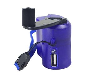 Offerta imperdibile! Generatore di corrente portatile a manovella con dinamo, caricabatterie USB di emergenza per esterni, per cellulari e