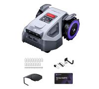 [Offerta in bundle a tempo limitato] Falciatrice robotica wireless ANTHBOT, modello M9, Batteria 5000 mAh, con NRTK, connettività 4G, Garage, Lame di Ricambio e Supporto da Parete RTK